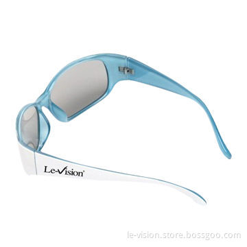 Passive 3D Glasses for Digital Cinema, Made and Design in China for Export Project